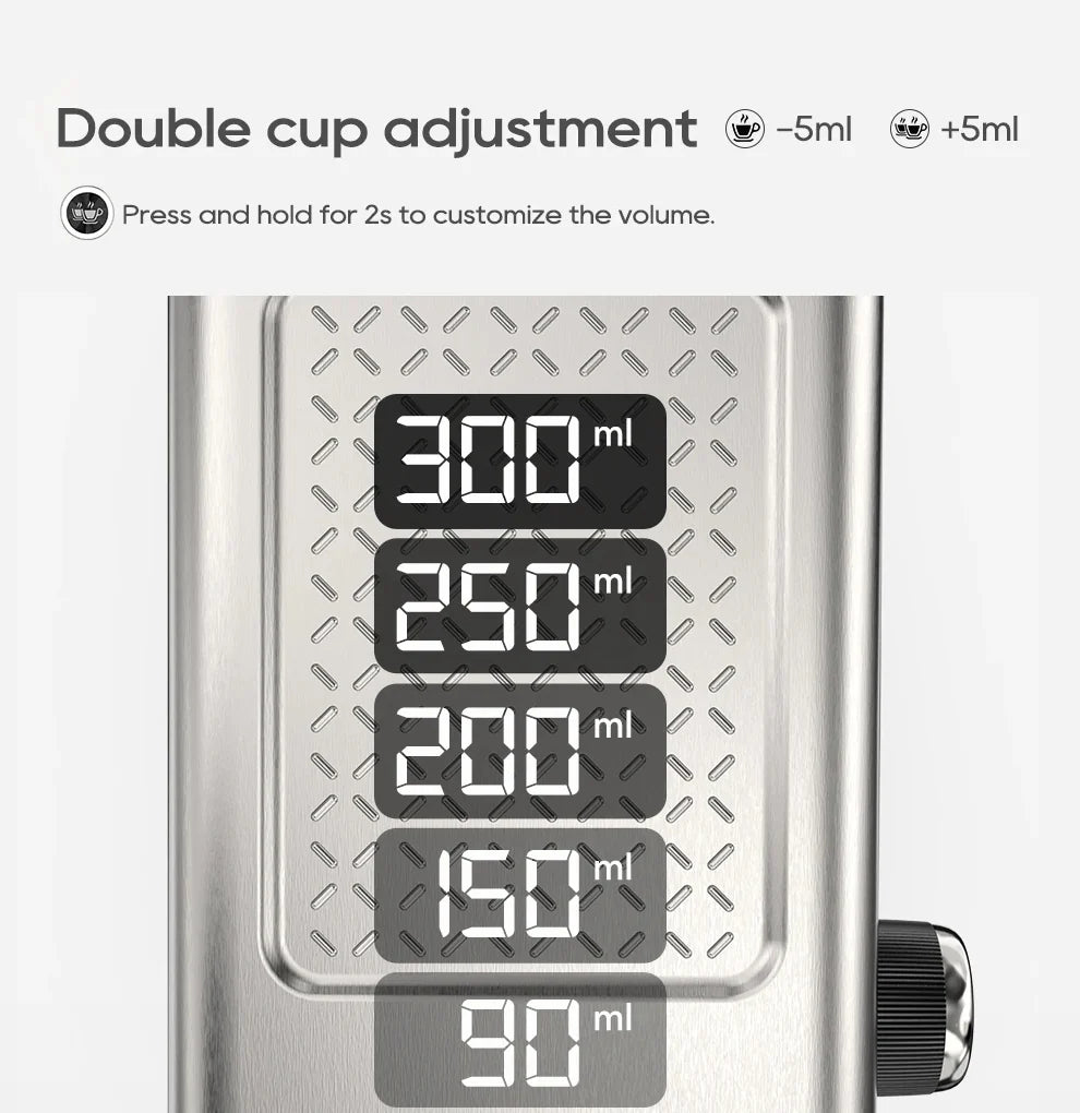 Espresso Machine 20-Bar Pump & Steam Wand