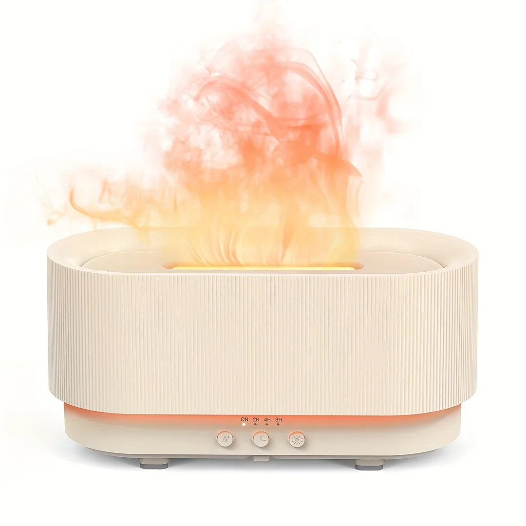 Essential Oil Diffuser Flame-Effect LED & Ultrasonic Mist