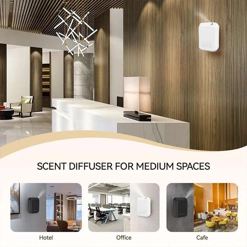 Essential Oil Diffuser Wall Mount Bluetooth & App Plug-In