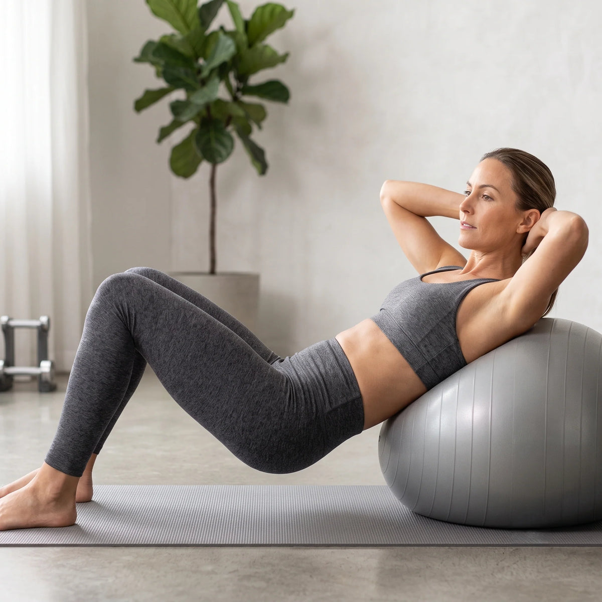 Exercise Ball Peanut Shape Pump Included