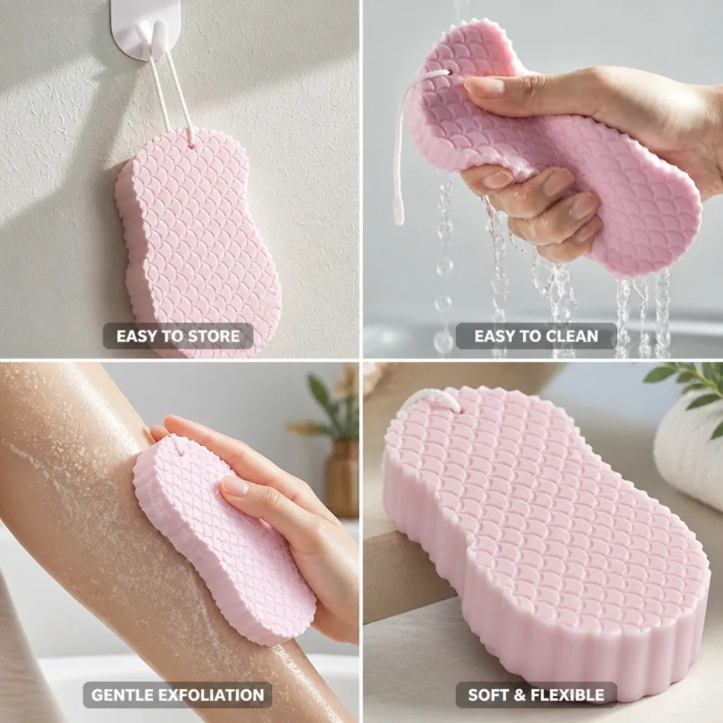 Exfoliating Brush Face & Body Gentle Silicone Dual-Sided