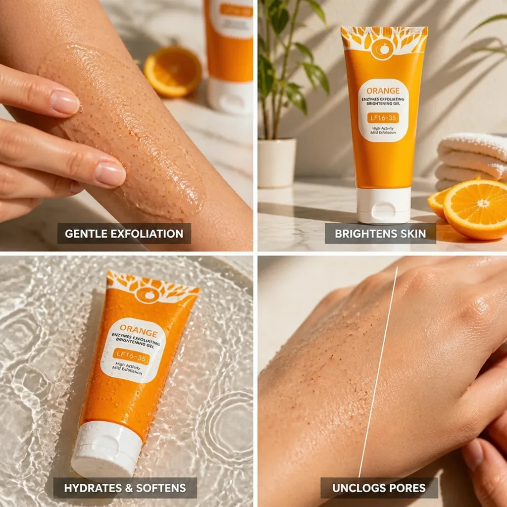 Exfoliating Gel Face & Body Orange Enzyme
