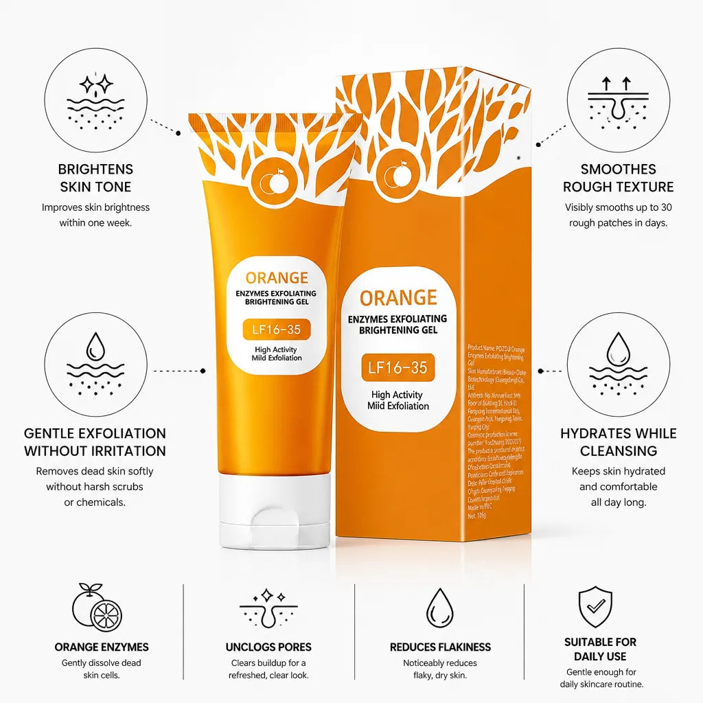 Exfoliating Gel Face & Body Orange Enzyme