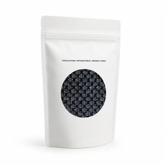 Exfoliating Shower Towel Carbon Fiber Kills 99.9% Bacteria