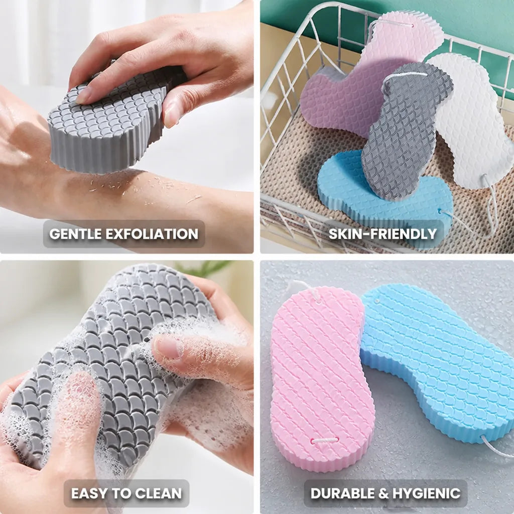 Exfoliating Sponge Ultra-Soft For Sensitive Skin Set of 2