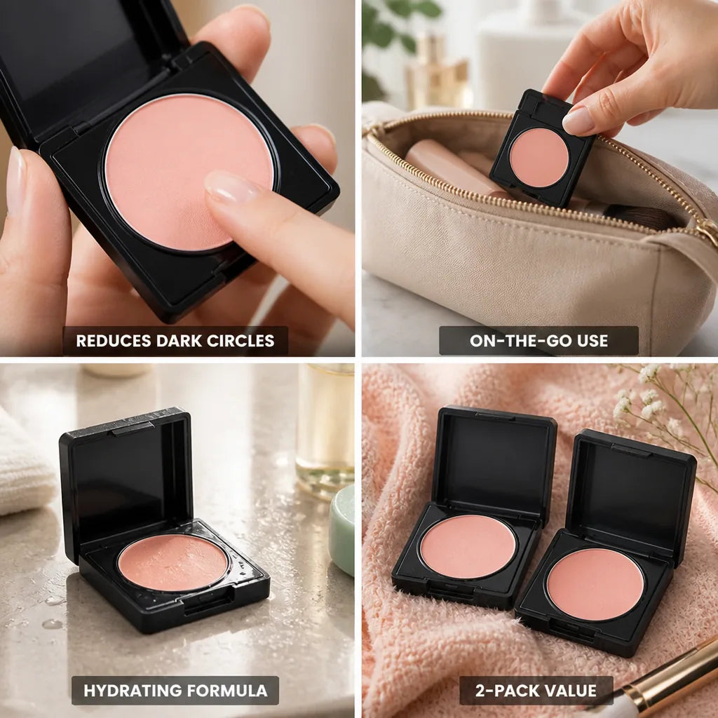 Eye Brightener Hydrating Conceals Dark Circles 2-Pack