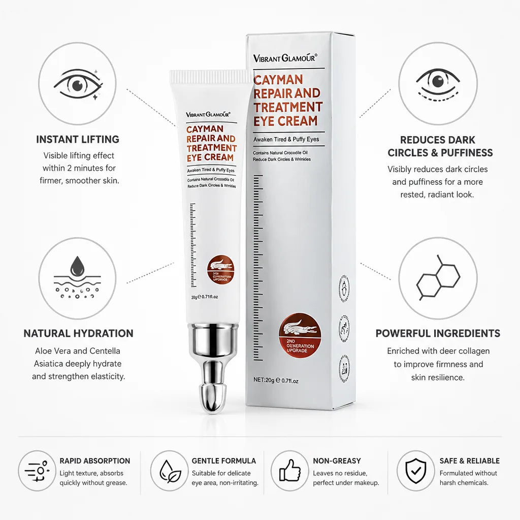 Eye Contour Cream 2-Minute Lifting Aloe Vera & Deer Collagen