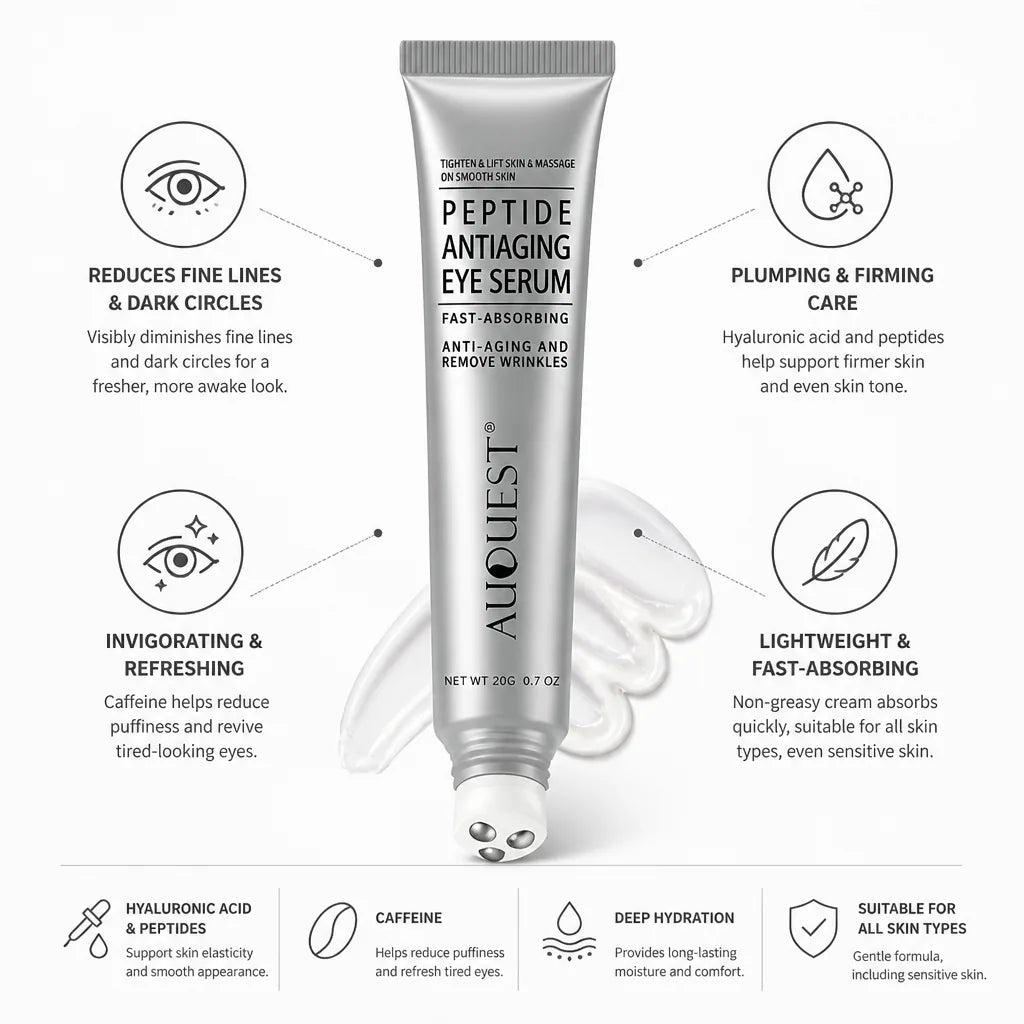 Eye Cream Anti-Aging Hyaluronic Acid & Peptides 20ml