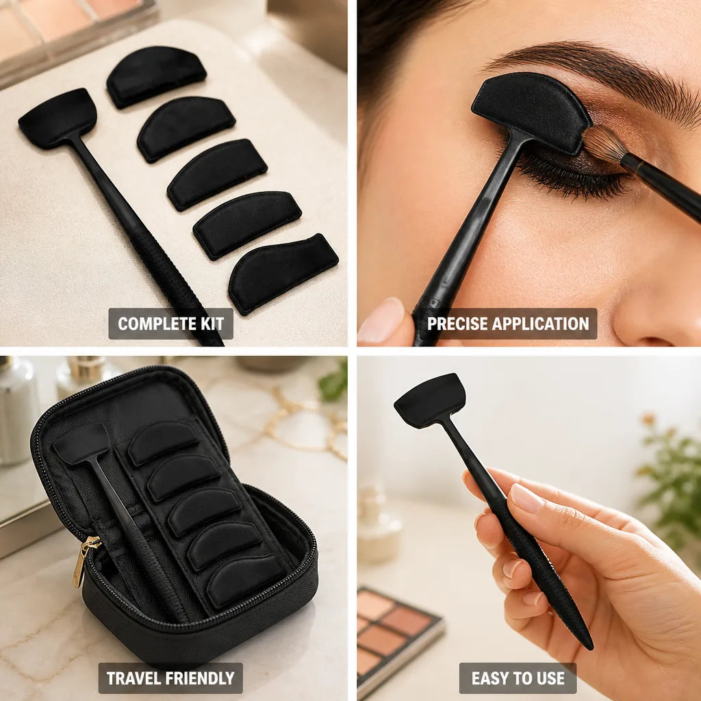 Eye Makeup Brush Set Precision Blending & Travel Case