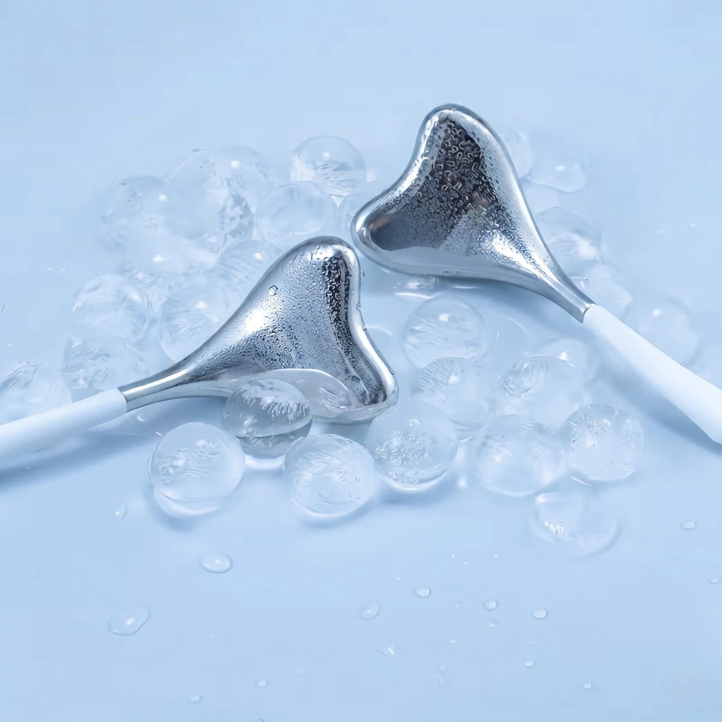 Eye Massage Tool Cooling Stainless Steel Two-Piece