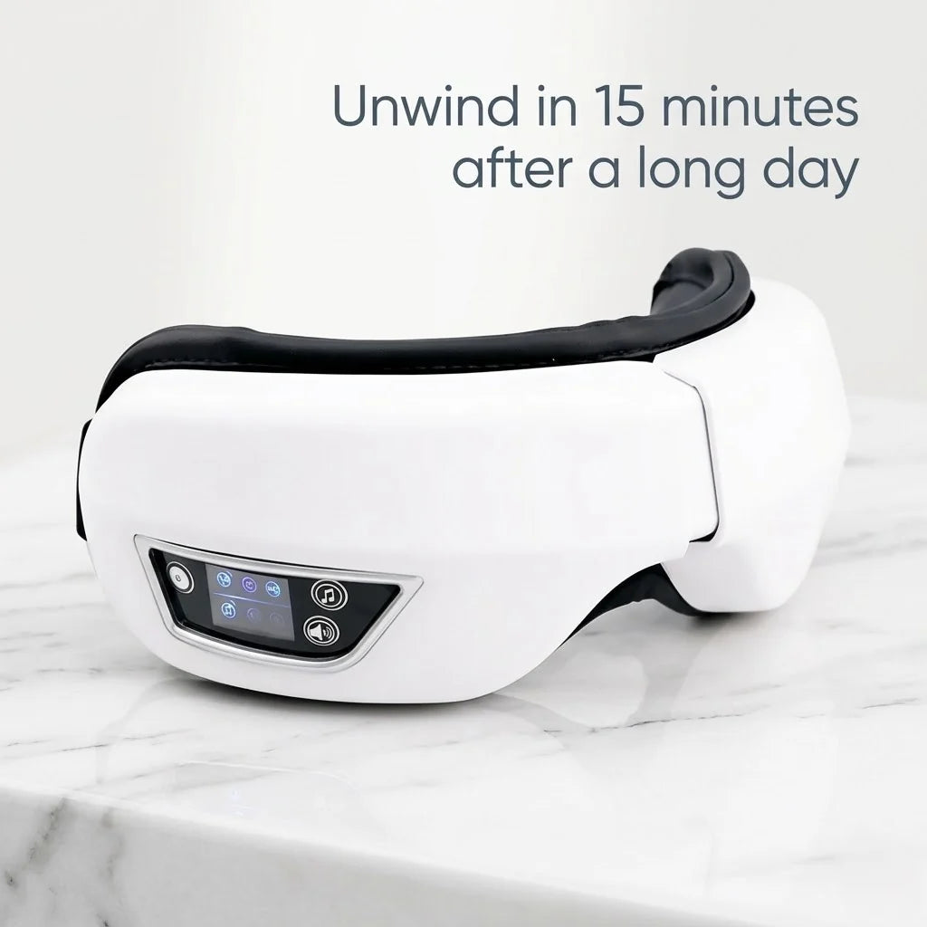 Eye Massager 108°F Heat Vibration & Air Pressure
