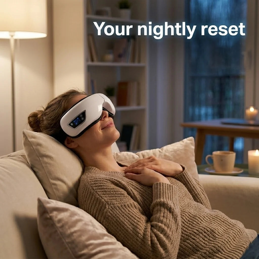 Eye Massager 108°F Heat Vibration & Air Pressure
