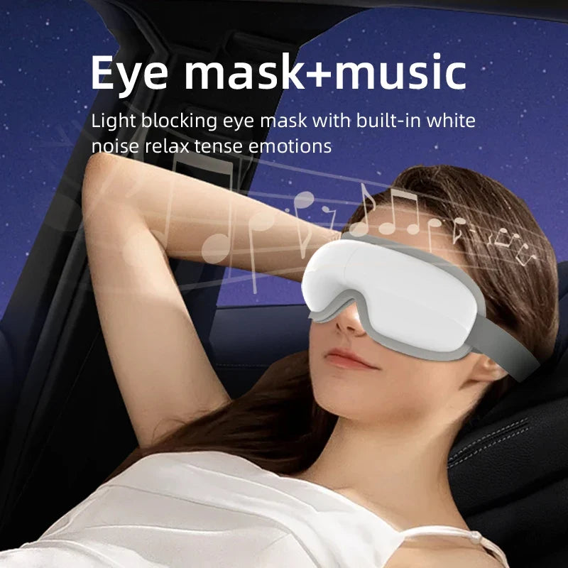 Eye Massager Rechargeable Cordless Air Pressure & Heat