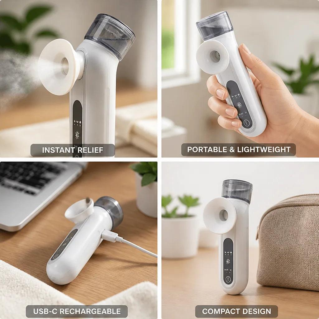 Eye Steam Mask USB-C Rechargeable Dry Eye Relief