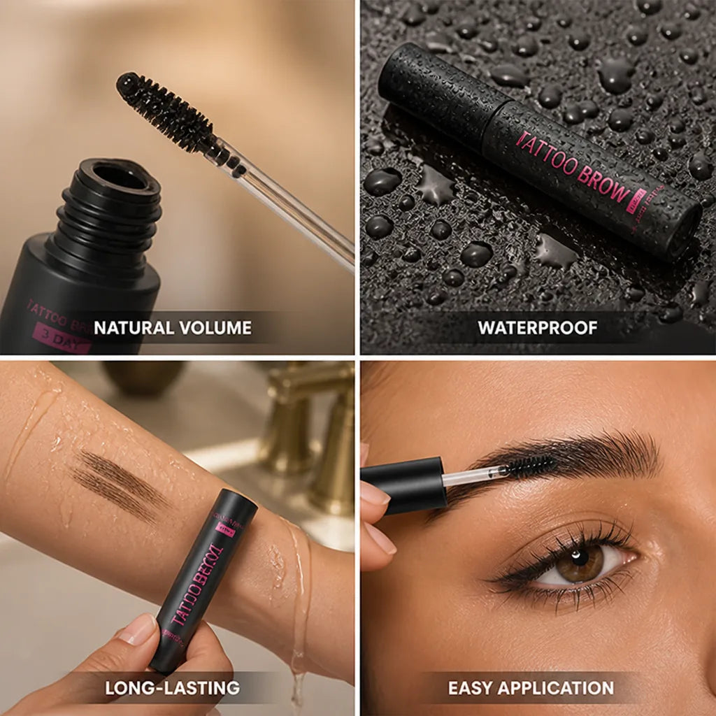 Eyebrow Gel Waterproof Tinted Natural Finish