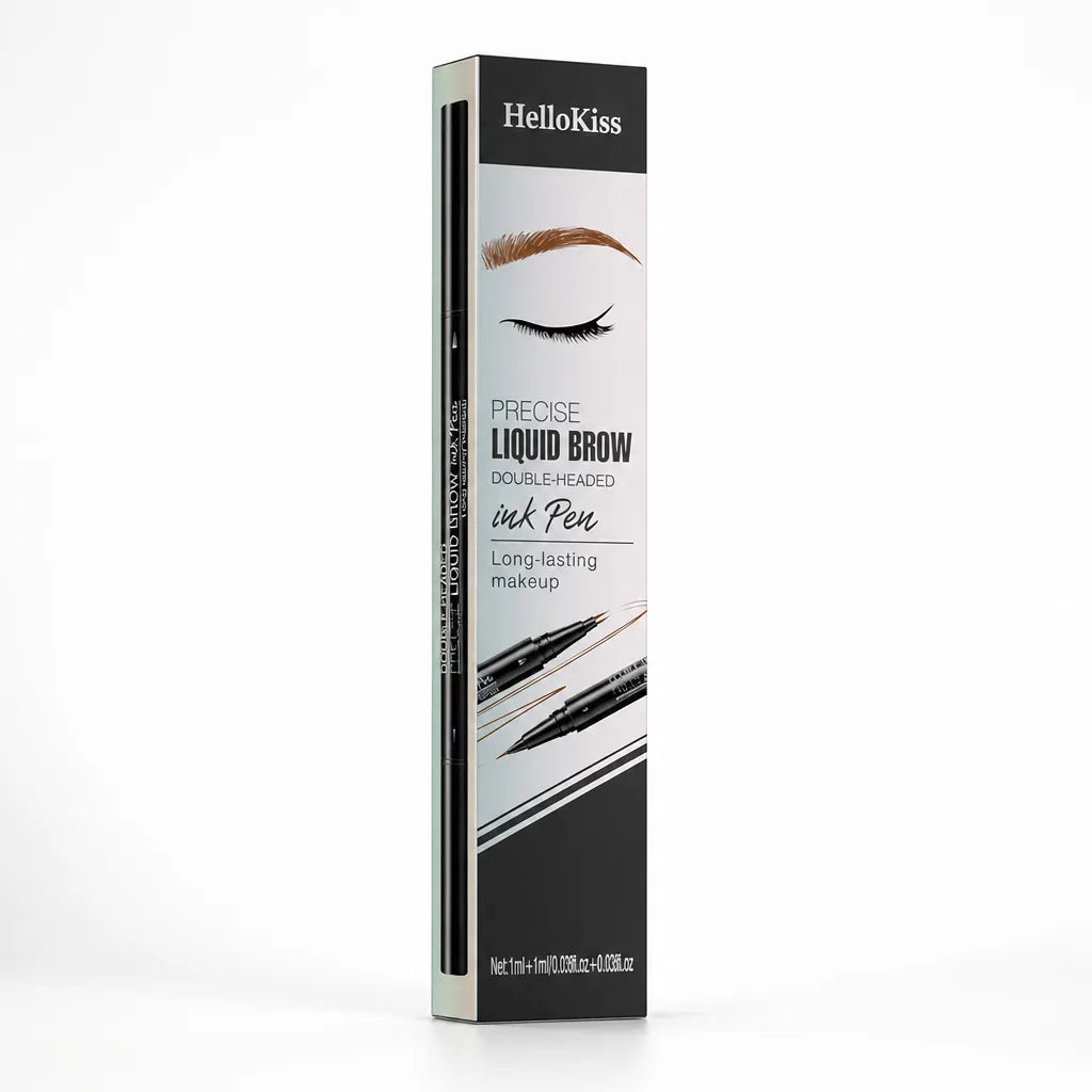 Eyebrow Pencil Smudge-Proof Water-Resistant Precision Tip & Spoolie