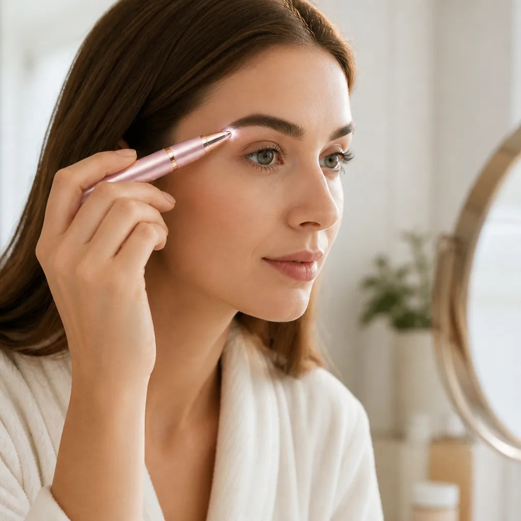 Eyebrow Trimmer Pen-Style Rechargeable Painless