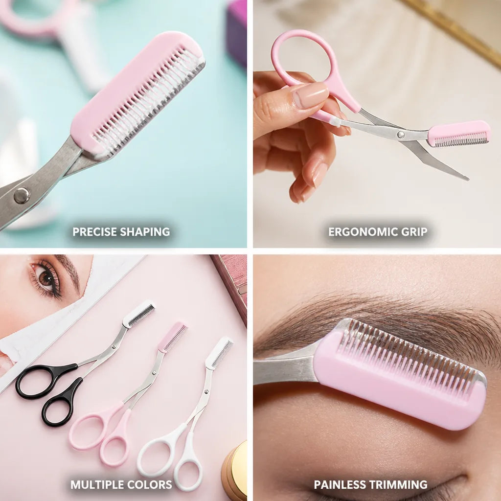 Eyebrow Trimmer Precision Shaping Head Ergonomic Non-Slip Grip
