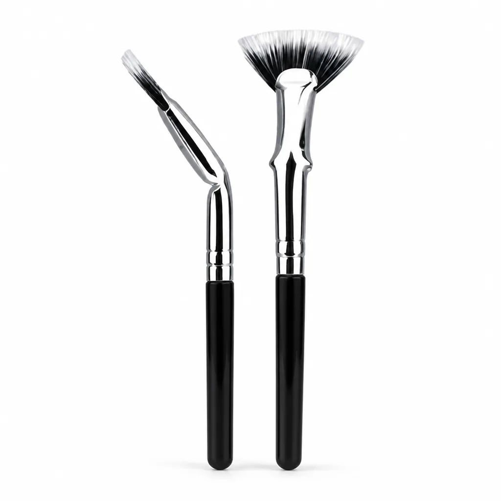Eyelash Mascara Brush Ergonomic Handle Clump-Free Set of 2