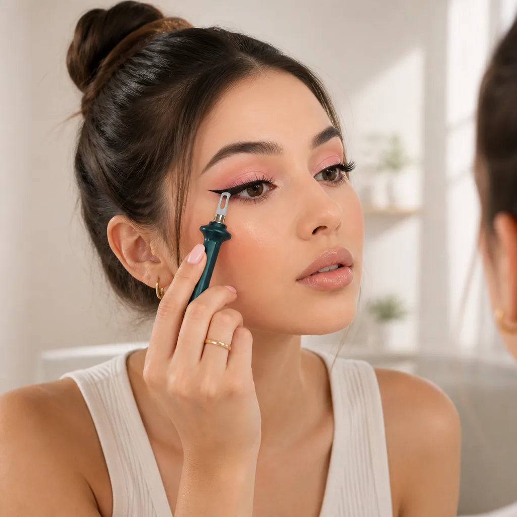 Eyeliner Applicator Soft Silicone Tip & Easy-Grip Handle