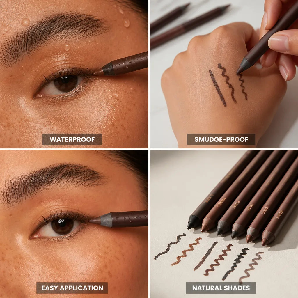 Eyeliner Pencil Dual-Ended Waterproof & Smudge-Proof