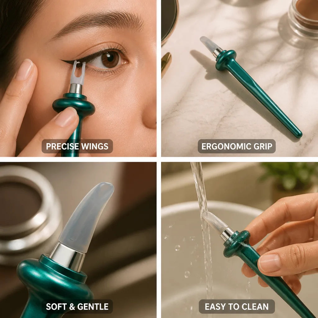 Eyeliner Tool Precision Soft Tip & Ergonomic Handle