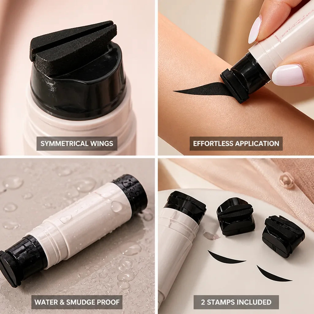 Eyeliner Wing Stamp 2 Pack Waterproof & Smudge-Proof