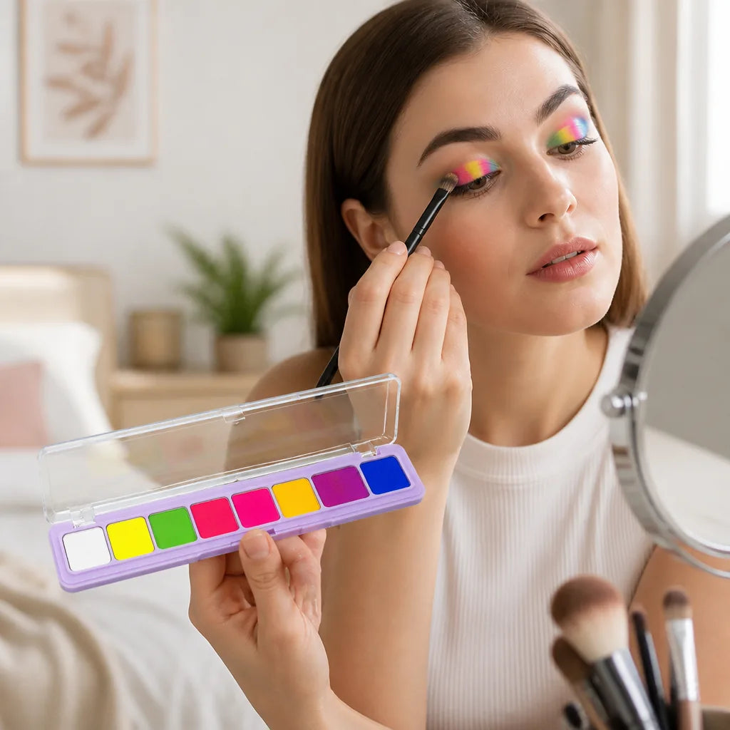 Eyeshadow Palette UV-Activated Glow & Long-Wear