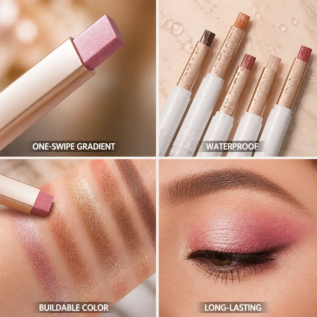 Eyeshadow Pencil Glitter Gradient Waterproof & Long-Lasting