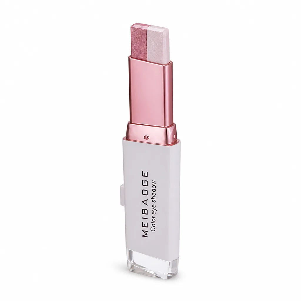 Eyeshadow Stick Double-Color Glitter Waterproof & Budge-Proof