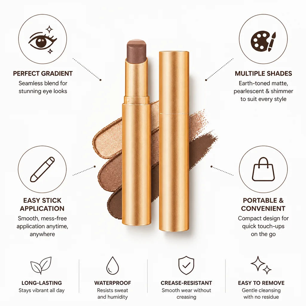 Eyeshadow Stick Gradient Blendable Matte & Shimmer