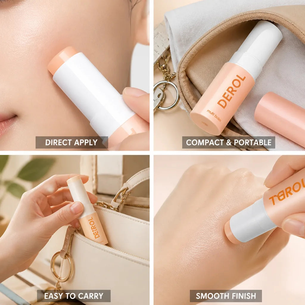Face Balm Direct-Apply Stick Compact & Portable