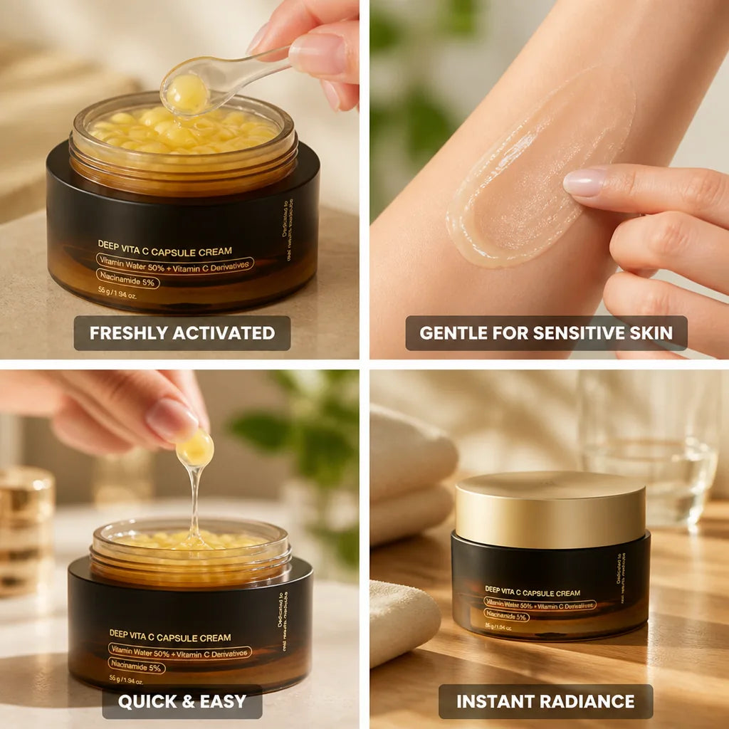 Face Cream Fresh-Activated Vitamin C Gel Sensitive Skin