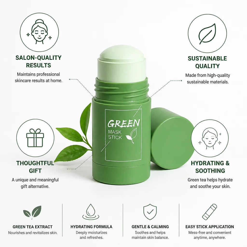 Face Cream Stick Green Tea Hydrating & Soothing
