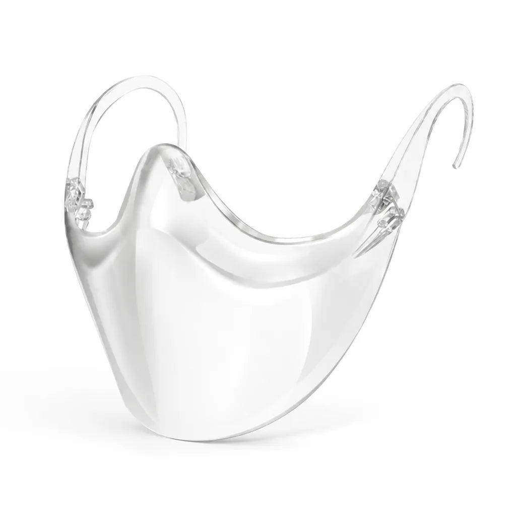 Face Mask Transparent Reusable Comfortable Fit
