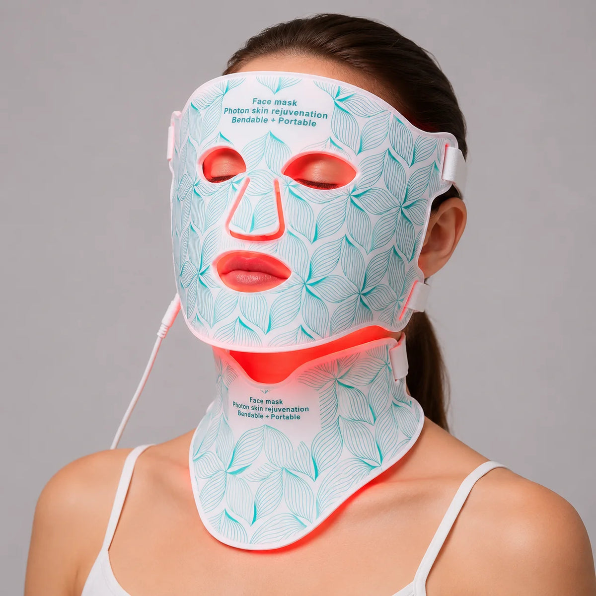 Face & Neck LED Mask Rechargeable Silicone 8-Color