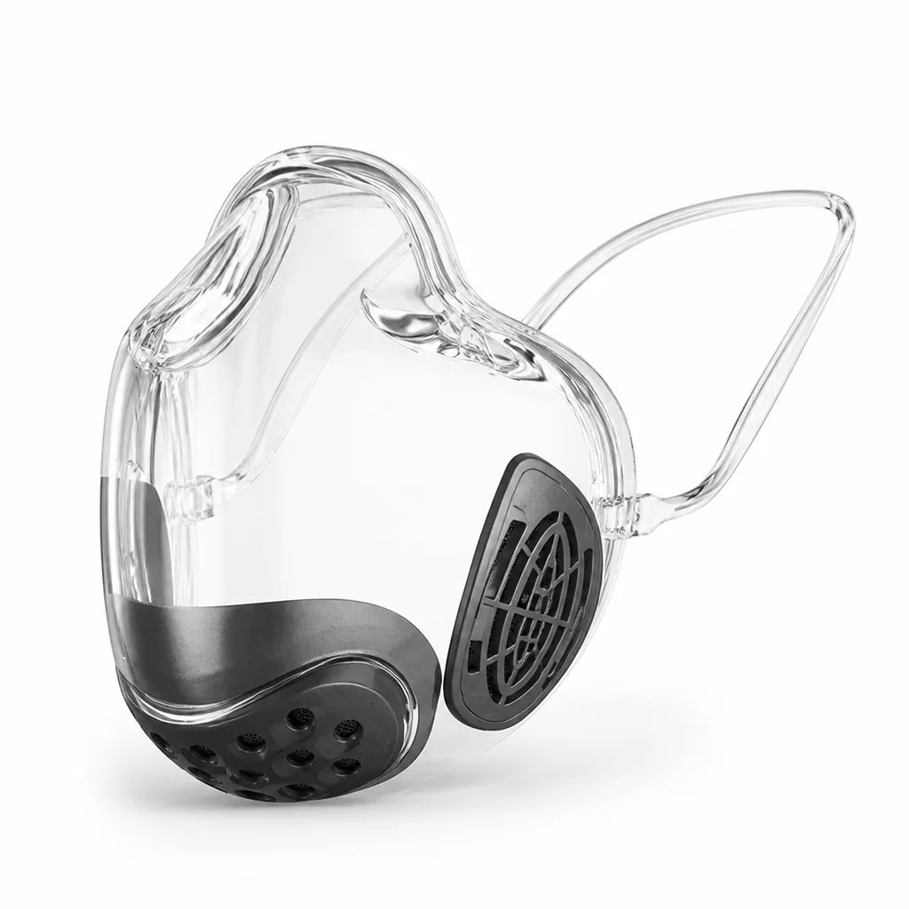 Face Shield Clear Polycarbonate Anti-Fog Ventilation & Chin Filter