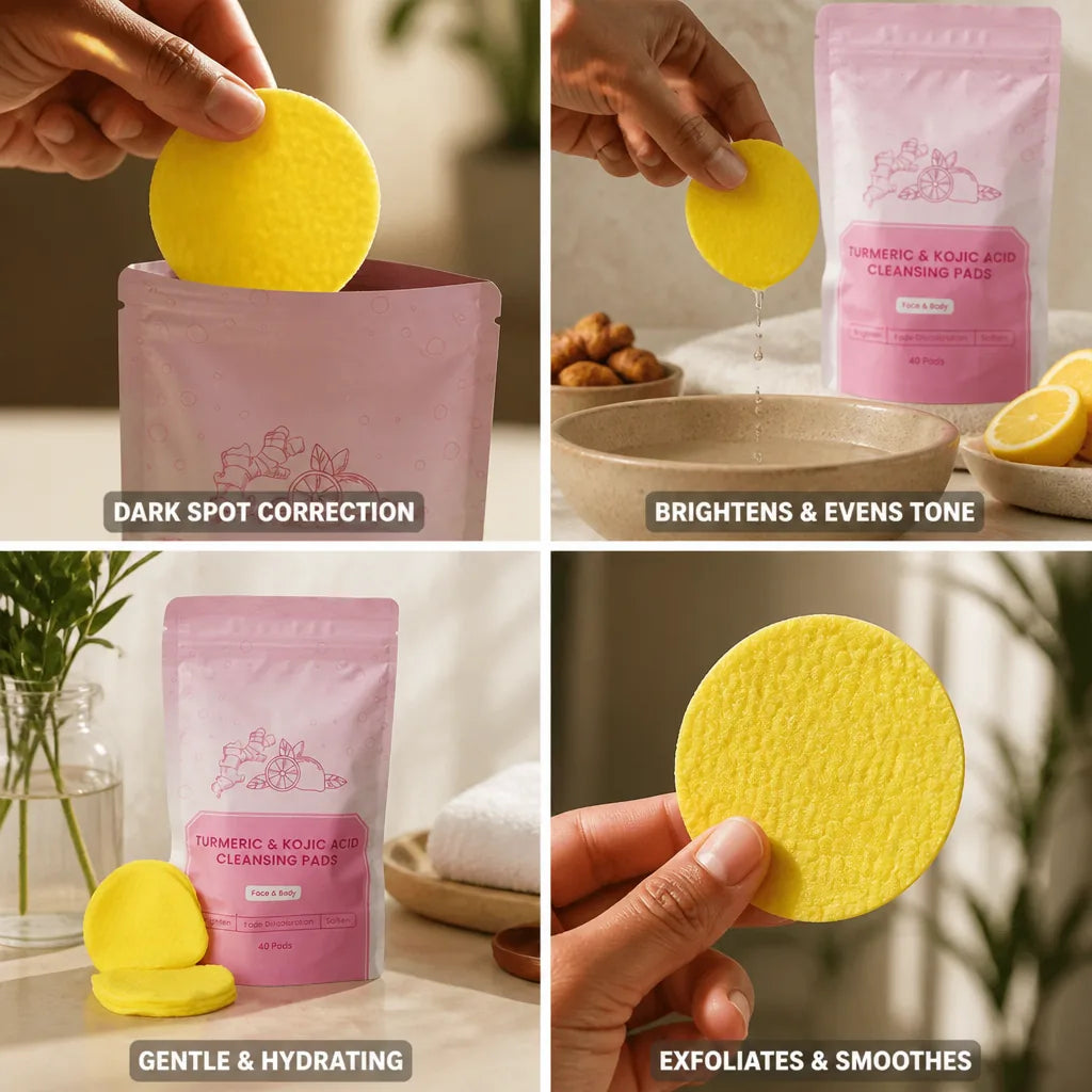 Facial Brightening Pads Dark Spot Reducing Set of 2