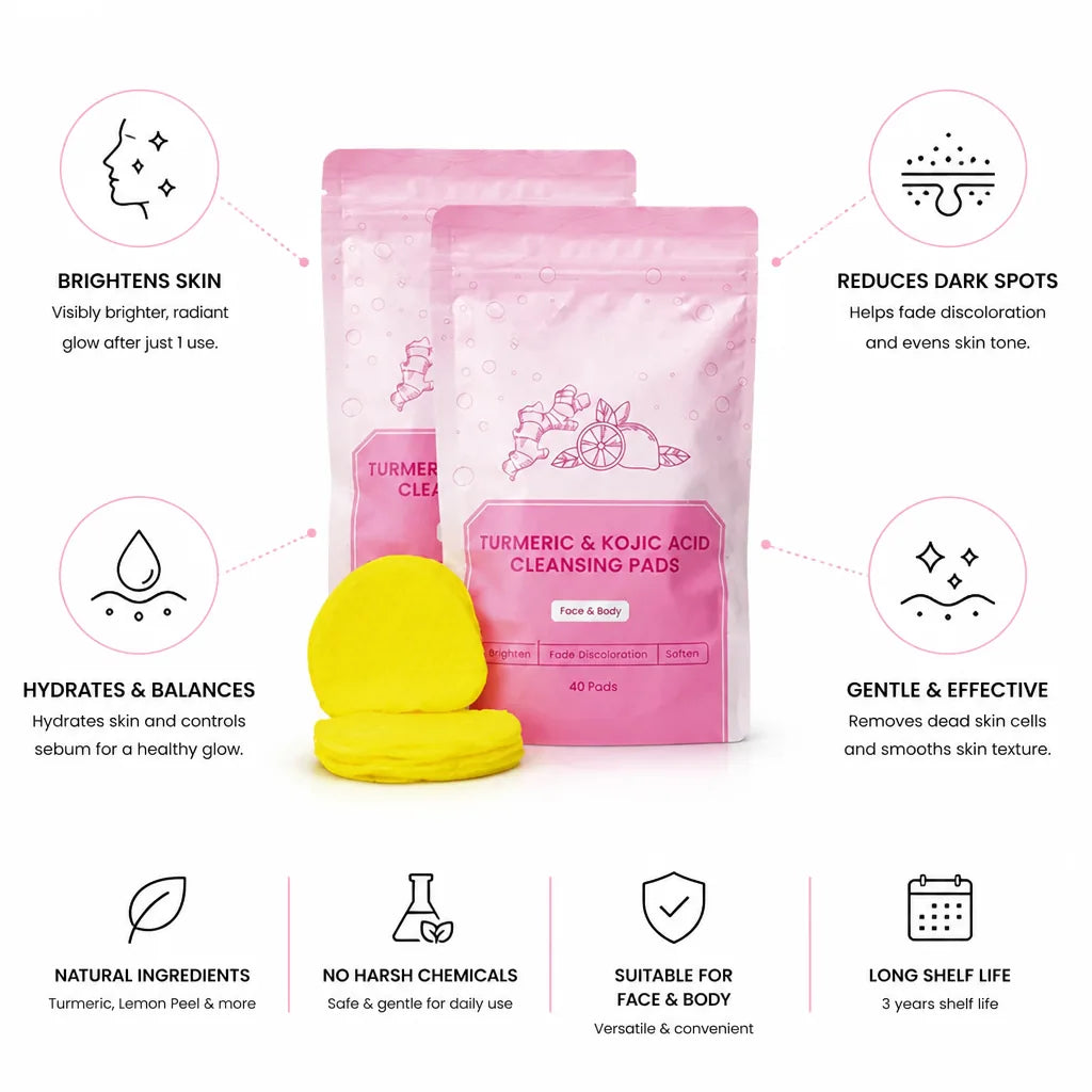 Facial Brightening Pads Dark Spot Reducing Set of 2