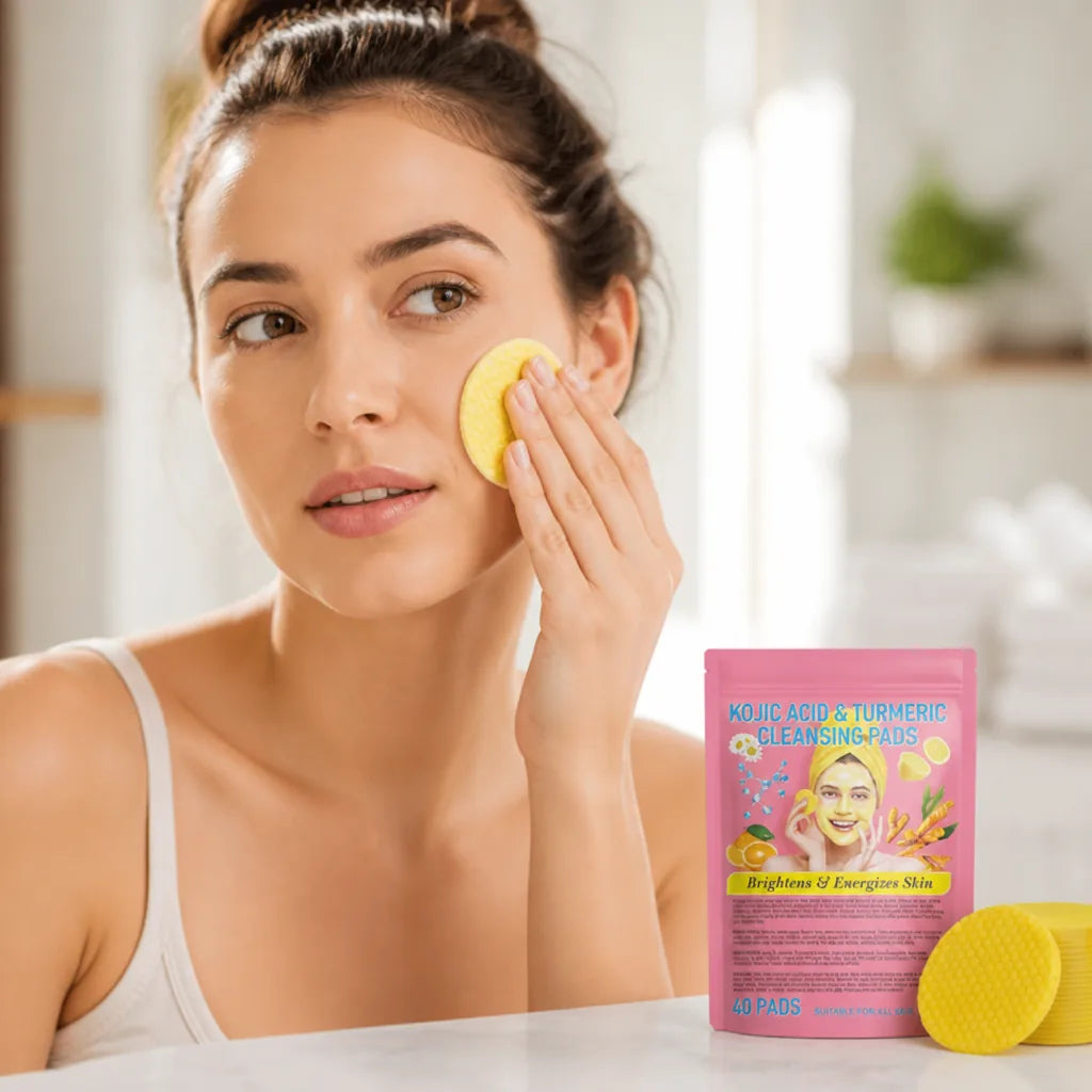 Facial Brightening Pads Turmeric & Kojic Acid