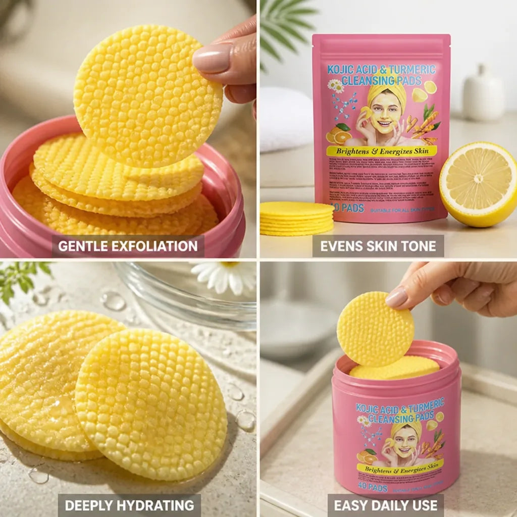 Facial Brightening Pads Turmeric & Kojic Acid