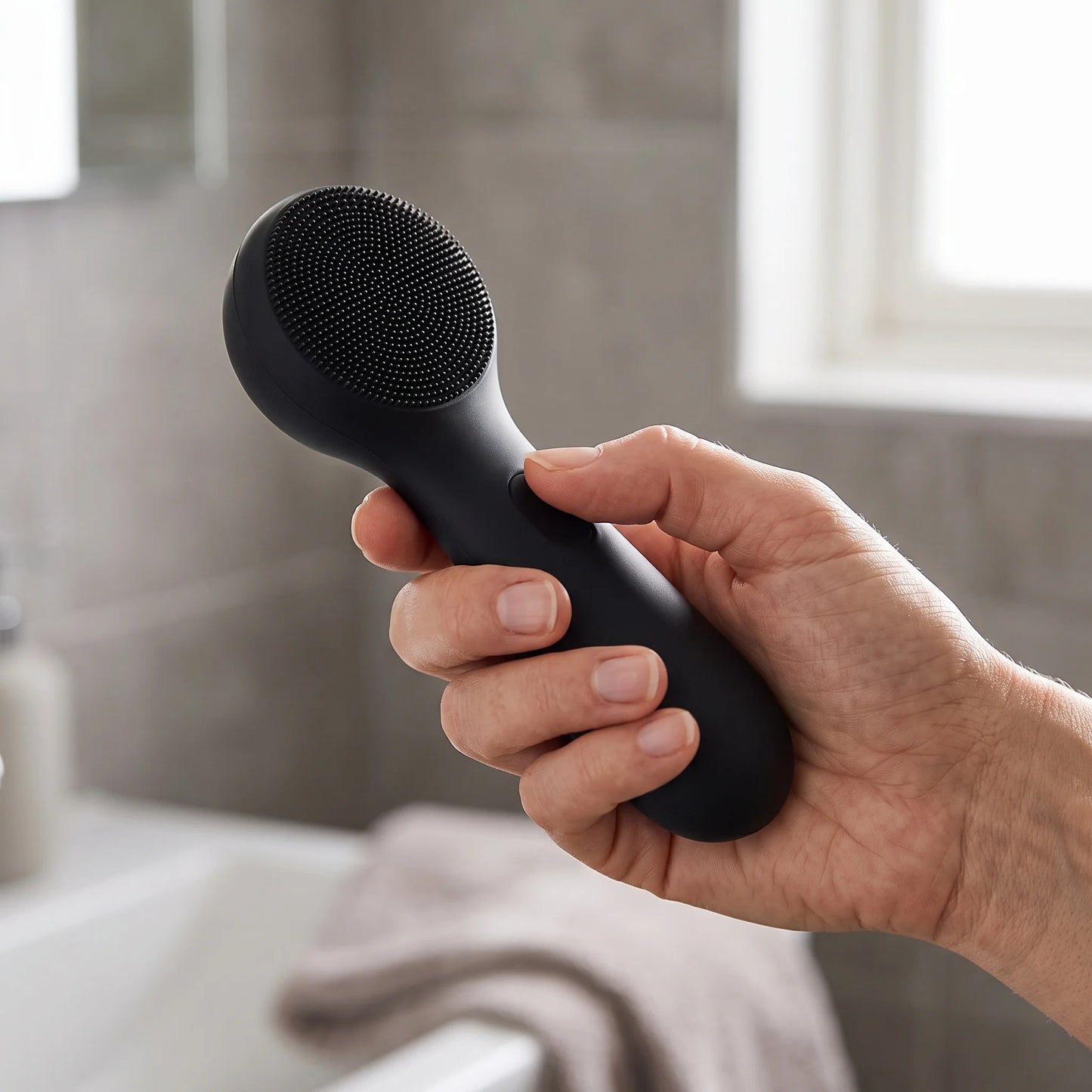 Facial Cleansing Brush 3-Mode Silicone Waterproof