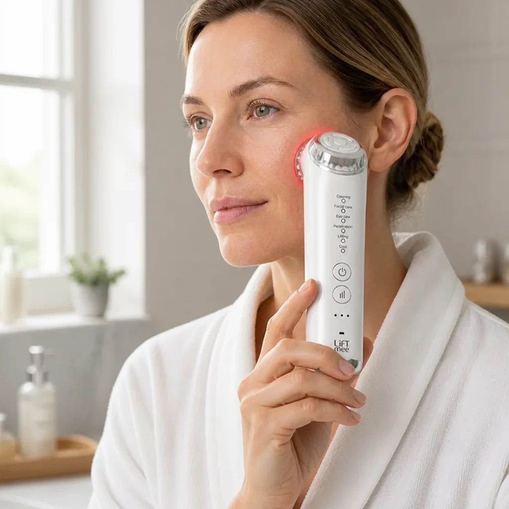 Facial Device 6-in-1 LED Therapy & Serum Absorption
