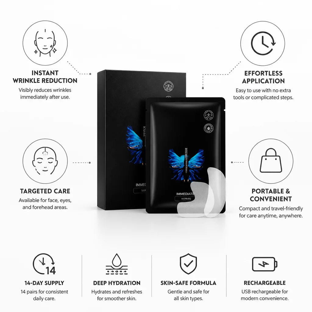 Facial Device Instant Wrinkle Reduction Portable Rechargeable