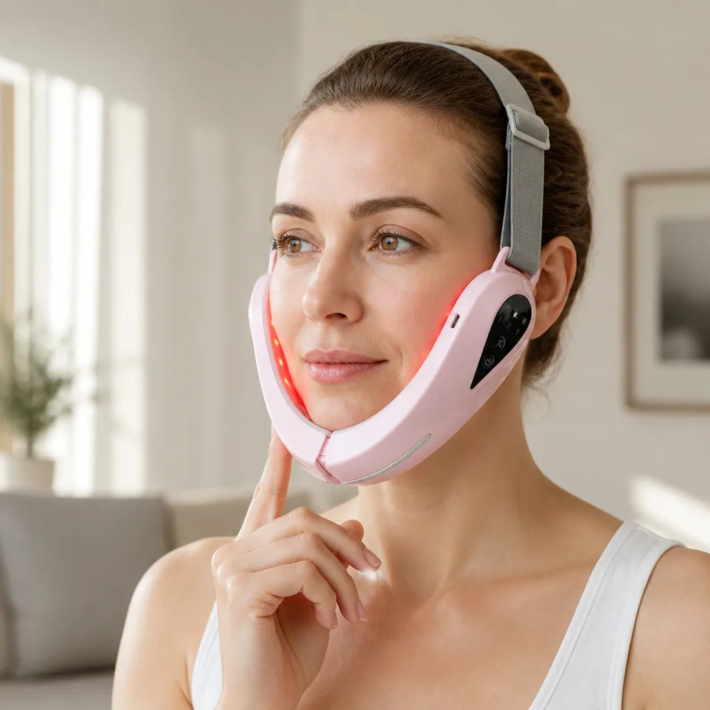 Facial EMS Device Jawline & Double Chin Portable