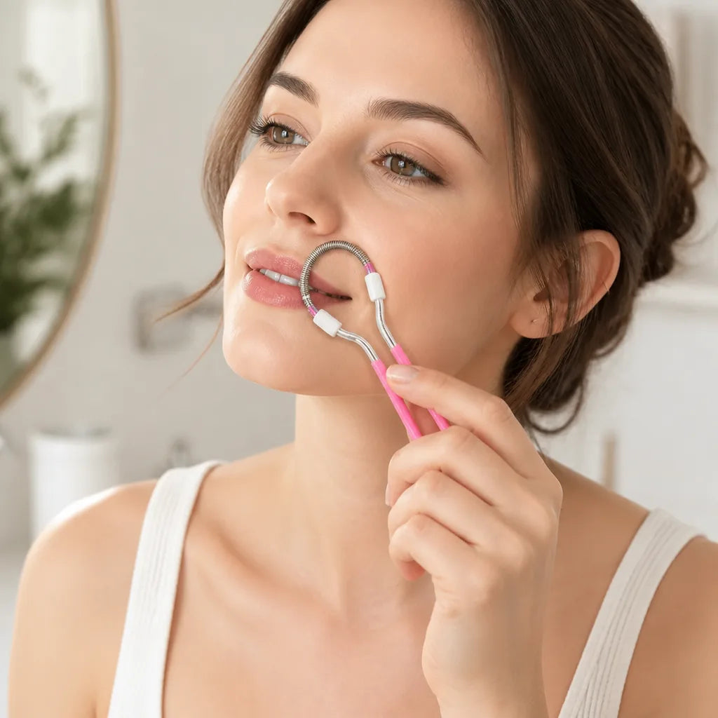 Facial Hair Remover Painless Portable Battery-Free