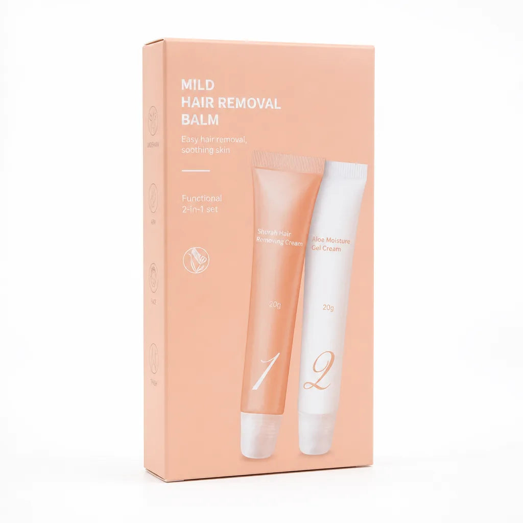 Facial Hair Remover Painless Sensitive Skin Set of 3