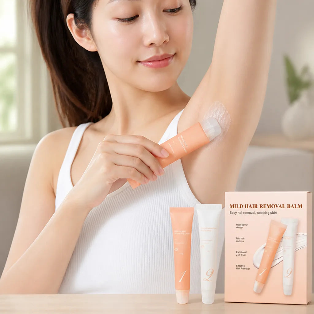 Facial Hair Remover Painless Sensitive Skin Set of 3