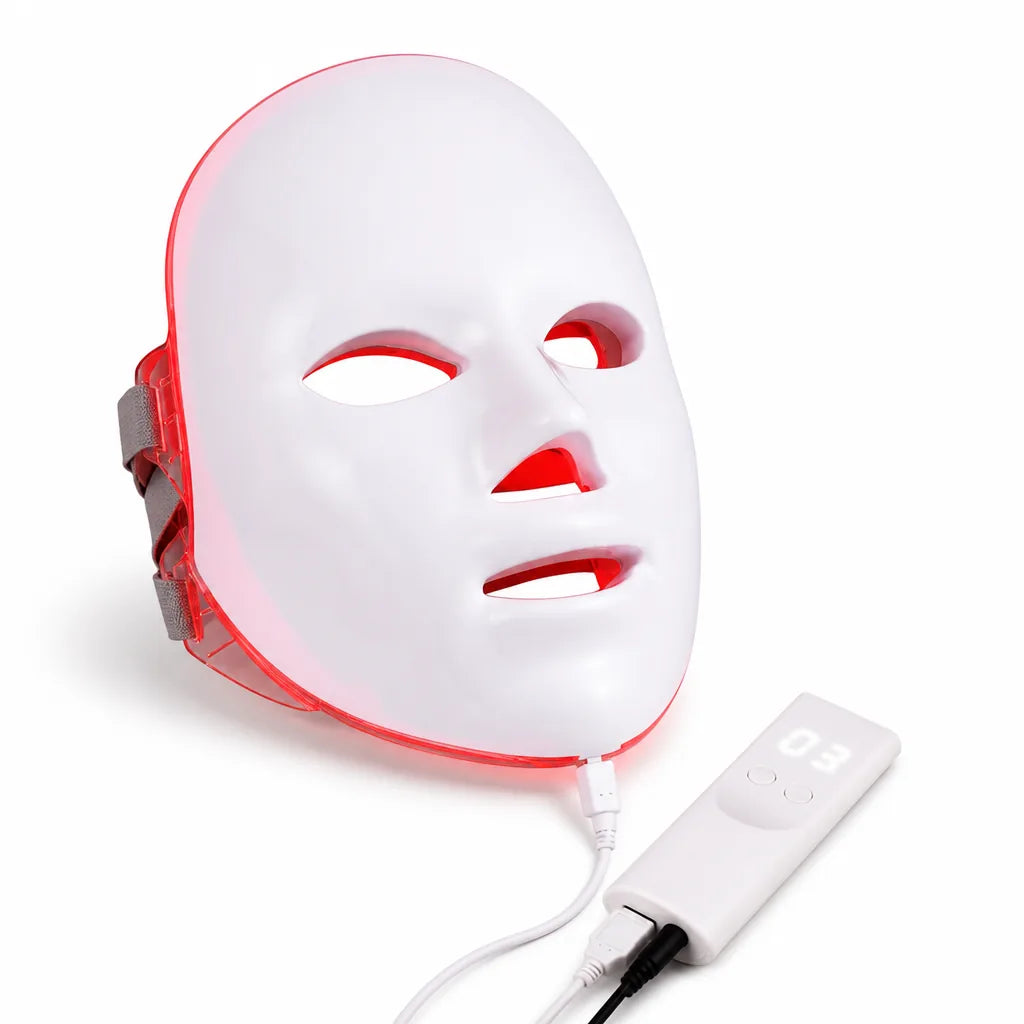 Facial Mask 150 High-Intensity LEDs Remote Control