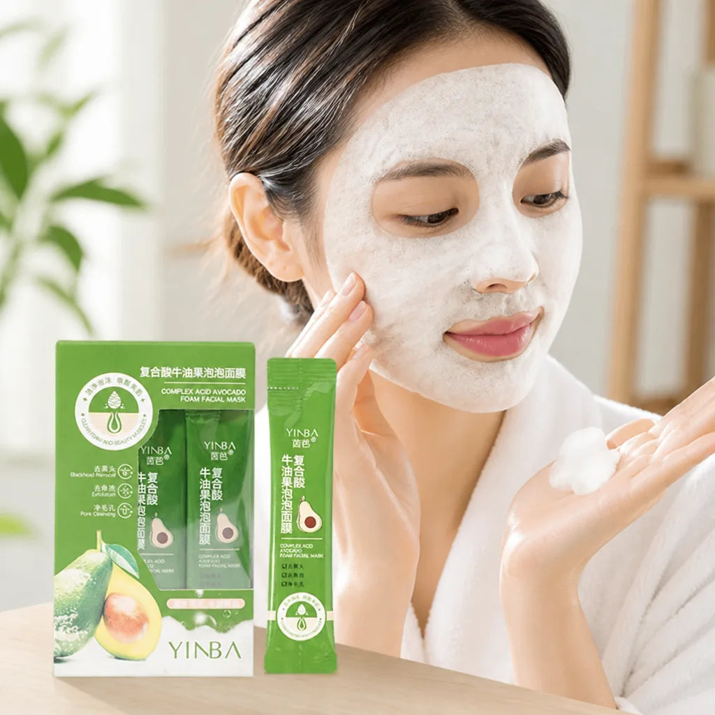 Facial Mask Bubbling Avocado Deep Cleansing